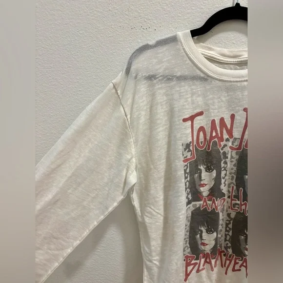 Joan Jett And The Blackhearts Fitted Sweatshirt by Recycled Karma, size S - Picture 6 of 8